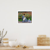 Camille Monet und ein Kind 1875 Kunst Poster (Küche)