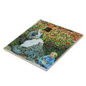 Camille Monet und Kind, Fliese (Seite)
