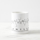 Camille-Peptidnamen-Tasse Kaffeetasse (Mittel)