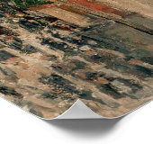 Camille Pissaro - Boulevard Monmartre Paris 1897 Poster (Ecke)