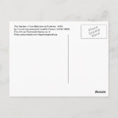 Camille Pissaro Garden von Les Maturins Postkarte (Rückseite)