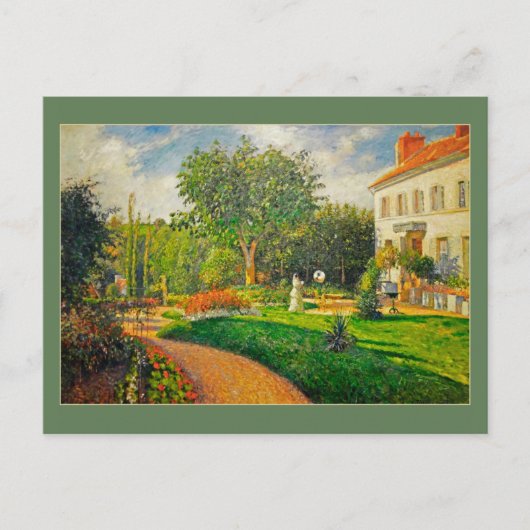 Camille Pissaro Garden von Les Maturins Postkarte (Vorderseite)