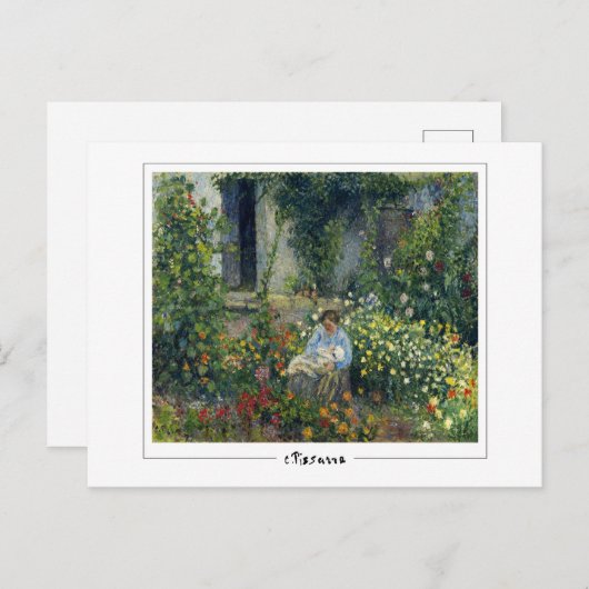 Camille Pissarro #129-2 - Fine Art Postcard Postkarte (Vorne/Hinten)