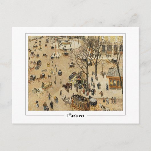 Camille Pissarro #15-2 - Fine Art Postcard Postkarte (Vorderseite)