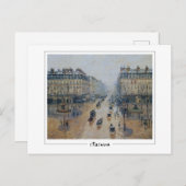 Camille Pissarro #181 - Fine Art Postcard Postkarte (Vorne/Hinten)