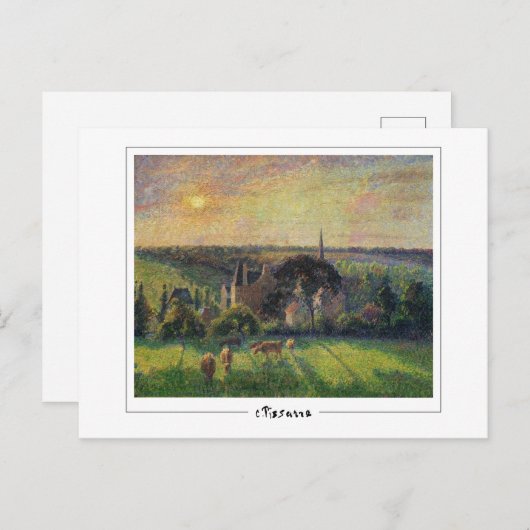 Camille Pissarro #245-2 - Fine Art Postcard Postkarte (Vorne/Hinten)