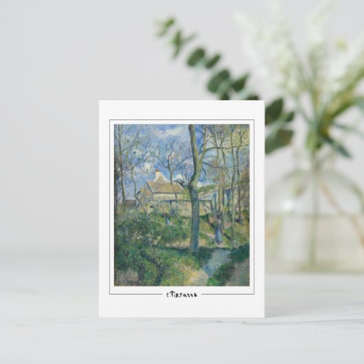 Camille Pissarro #3 - Kunsthistorkarte Postkarte (Stehend Vorderseite)