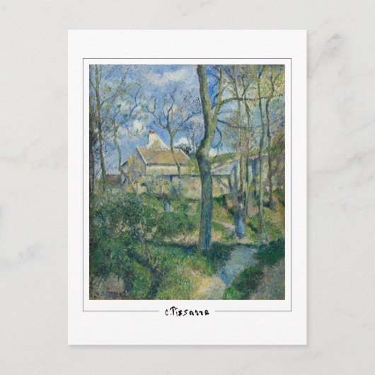Camille Pissarro #3 - Kunsthistorkarte Postkarte (Vorderseite)