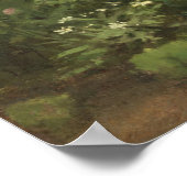 Camille Pissarro A Rose Garden Poster (Ecke)