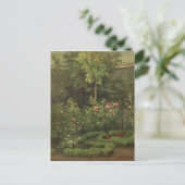 Camille Pissarro A Rose Garden Postkarte (Stehend Vorderseite)