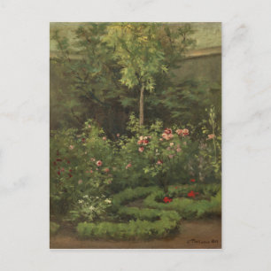 Camille Pissarro A Rose Garden Postkarte