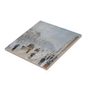 Camille Pissarro - Äußere Boulevards, Schneeeffekt Fliese (Seite)