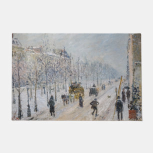 Camille Pissarro - Äußere Boulevards, Schneeeffekt Fußmatte