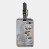 Camille Pissarro - Äußere Boulevards, Schneeeffekt Gepäckanhänger (Vorderseite vertikal)