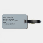 Camille Pissarro - Äußere Boulevards, Schneeeffekt Gepäckanhänger (Rückseite horizontal)