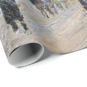 Camille Pissarro - Äußere Boulevards, Schneeeffekt Geschenkpapier (Rolleneckpunkt)