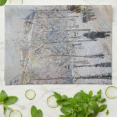 Camille Pissarro - Äußere Boulevards, Schneeeffekt Geschirrtuch (Gefaltet)