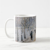 Camille Pissarro - Äußere Boulevards, Schneeeffekt Kaffeetasse (Links)