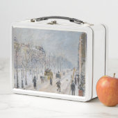 Camille Pissarro - Äußere Boulevards, Schneeeffekt Metall Brotdose (Beispiel)