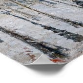 Camille Pissarro - Äußere Boulevards, Schneeeffekt Poster (Ecke)