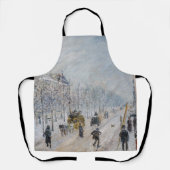Camille Pissarro - Äußere Boulevards, Schneeeffekt Schürze (Vorderseite)