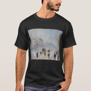 Camille Pissarro - Äußere Boulevards, Schneeeffekt T-Shirt