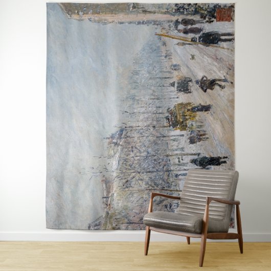 Camille Pissarro - Äußere Boulevards, Schneeeffekt Wandteppich (Beispiel)