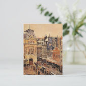 Camille Pissarro - Aussicht auf Paris, Rue d'Amste Postkarte (Stehend Vorderseite)