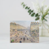 Camille Pissarro | Avenue de L'Opera, Paris Postkarte (Stehend Vorderseite)