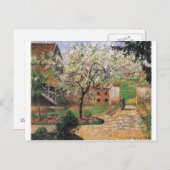 Camille Pissarro - Blütenpflanze Tree 1894 Eragny Postkarte (Vorne/Hinten)