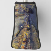 Camille Pissarro - Boulevard Montmartre bei Nacht Golf Headcover (Rotieren 90)