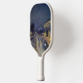 Camille Pissarro - Boulevard Montmartre bei Nacht Pickleball Schläger (Links)