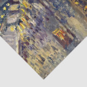 Camille Pissarro - Boulevard Montmartre bei Nacht Seidenpapier (Detail)