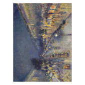 Camille Pissarro - Boulevard Montmartre bei Nacht Tischdecke (Vorderseite)