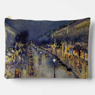 Camille Pissarro - Boulevard Montmartre bei Nacht Zubehörtasche