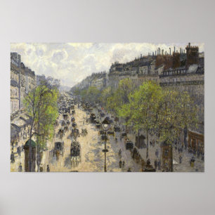 Camille Pissarro - Boulevard Montmartre, Frühjahr Poster