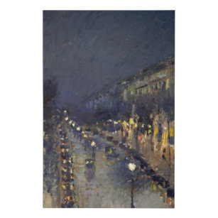 Camille Pissarro Boulevard Montmartre Künstlicher Leinwanddruck