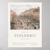 Camille Pissarro Boulevard Montmartre Kunstmuseum Poster (Vorne)