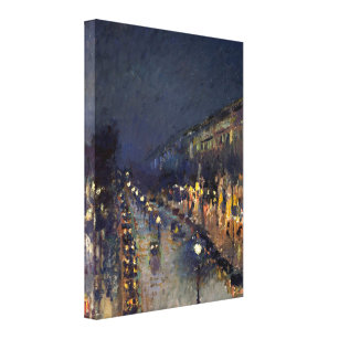 Camille Pissarro Boulevard Montmartre Leinwanddruck