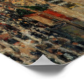 Camille Pissarro Boulevard Montmartre Malerei Poster (Ecke)