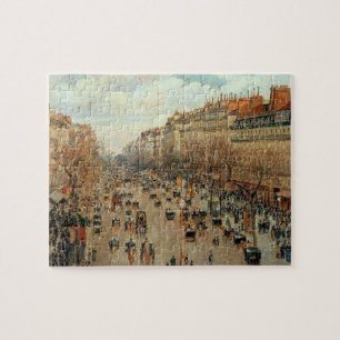 Camille Pissarro Boulevard Montmartre Malerei Puzzle