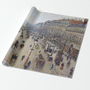 Camille Pissarro - Boulevard Montmartre, Morgen Geschenkpapier