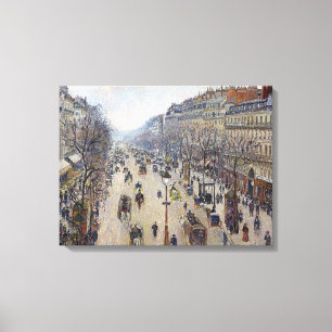 Camille Pissarro - Boulevard Montmartre, Morgen Leinwanddruck
