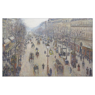 Camille Pissarro - Boulevard Montmartre, Morgen Stoff