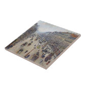 Camille Pissarro - Boulevard Montmartre, morgens Fliese (Seite)