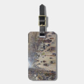 Camille Pissarro - Boulevard Montmartre, morgens Gepäckanhänger (Vorderseite vertikal)