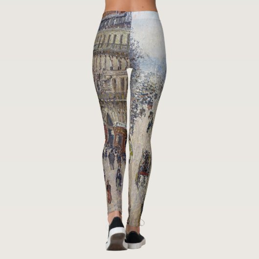 Camille Pissarro - Boulevard Montmartre, morgens Leggings (Rückseite)