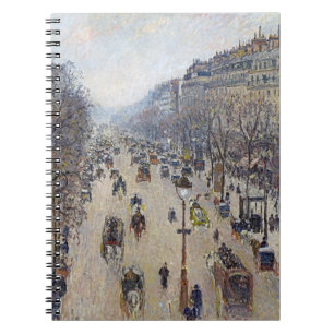 Camille Pissarro - Boulevard Montmartre, morgens Notizblock