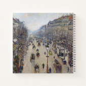 Camille Pissarro - Boulevard Montmartre, morgens Notizblock (Rückseite)