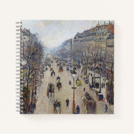 Camille Pissarro - Boulevard Montmartre, morgens Notizblock